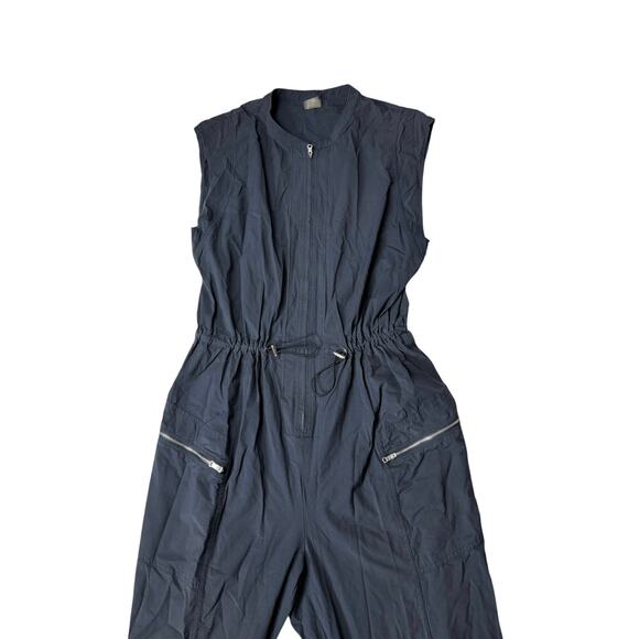 Calia By Carrie Underwood Womens Soft Utility Jumpsuit Blue Sleeveless  Large - Picture 3 of 7